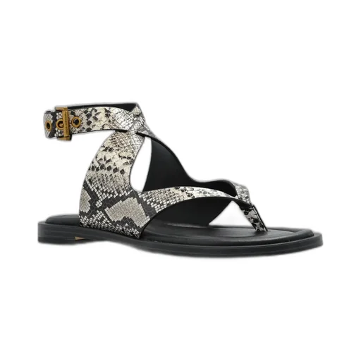 Michael Michael Kors Irene Embossed Wrap Sandals
