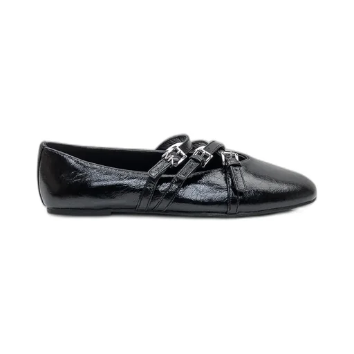 Michael Michael Kors Buckle Detailed Slip-On Flat Shoes