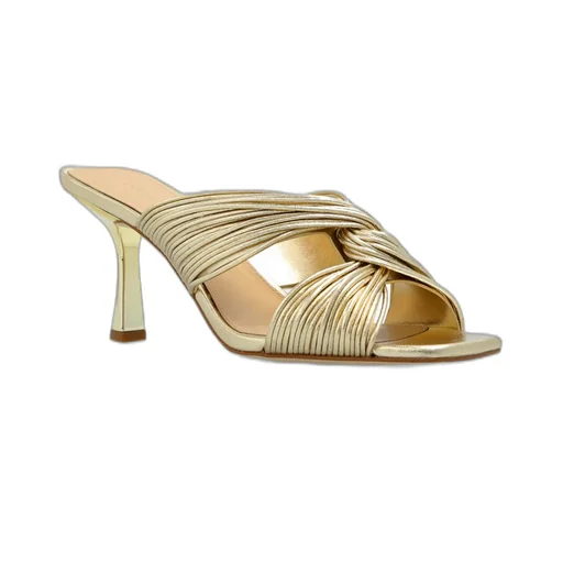 Michael Michael Kors Alessia Metallic Mule Sandals