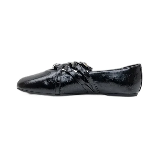 Michael Michael Kors Buckle Detailed Slip-On Flat Shoes