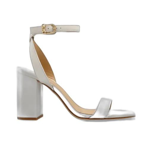 Michael Michael Kors Merriam Leather Block Heel Sandals