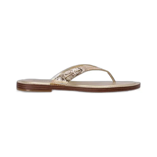 Michael Michael Kors Koko Metallic Flip Flop Sandals