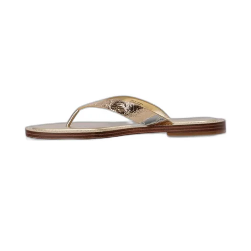 Michael Michael Kors Koko Metallic Flip Flop Sandals