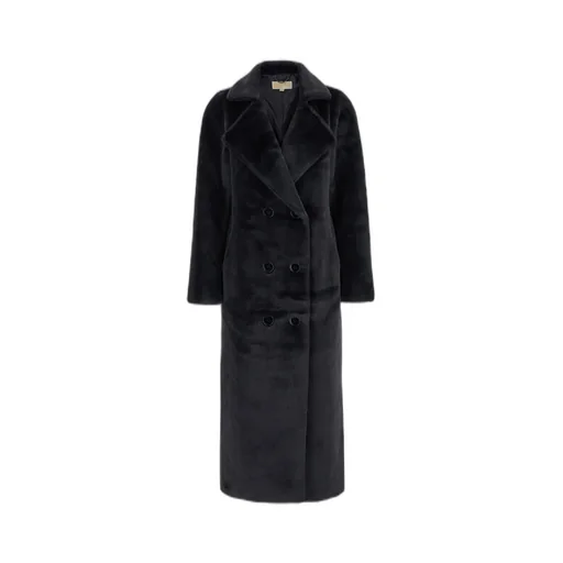 Michael Michael Kors Oversized Faux Fur Double-Breasted Coat
