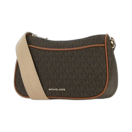 Michael Michael Kors Monogram-Patterned Zipped Crossbody Bag