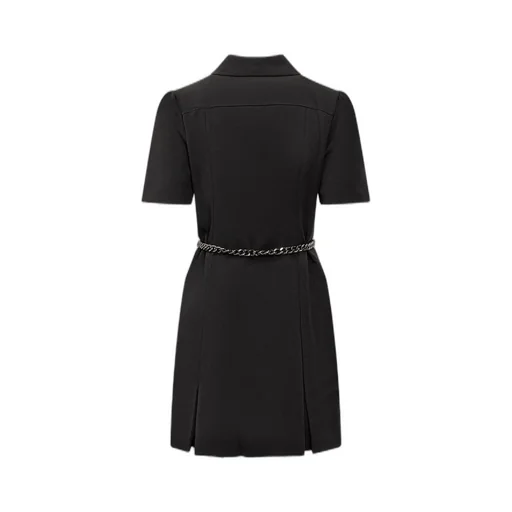 Michael Michael Kors Stretch Crepe Belted Shirtdress