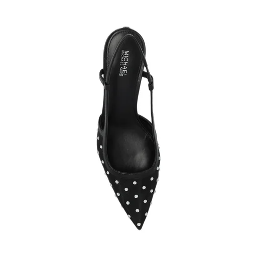 Michael Michael Kors Alora Embellished Mesh Slingback Pumps