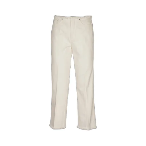 Michael Michael Kors Frayed Denim Cropped Jeans