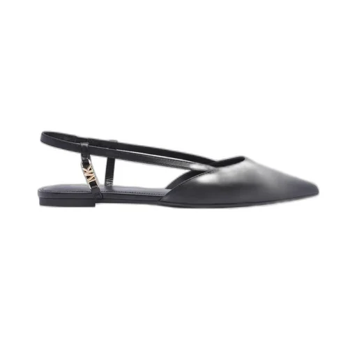 Michael Michael Kors Logo Plaque Pointed-Toe Flat Shoes