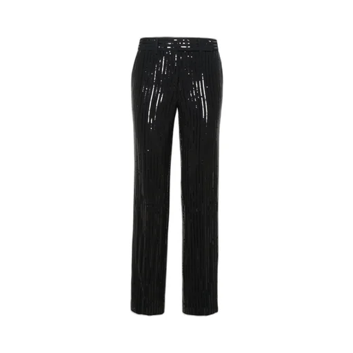 Michael Michael Kors Pinstripe Sequined Straight-Leg Pants