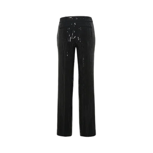 Michael Michael Kors Pinstripe Sequined Straight-Leg Pants