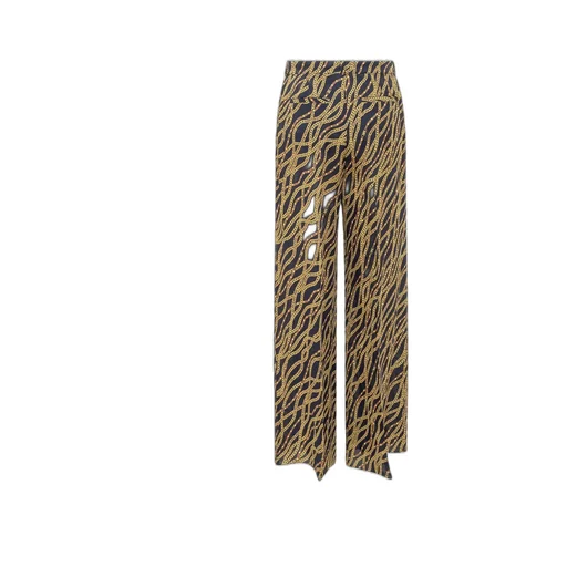 Michael Michael Kors Graphic Printed Wide Leg Trousers