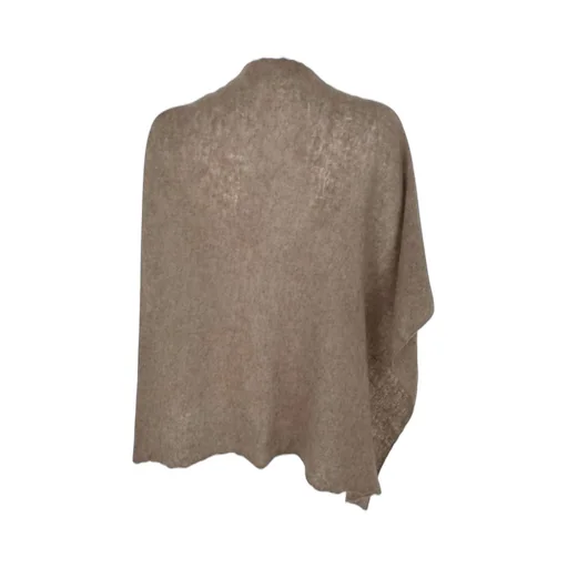 Mirror In The Sky Open-Knit Cashmere Poncho