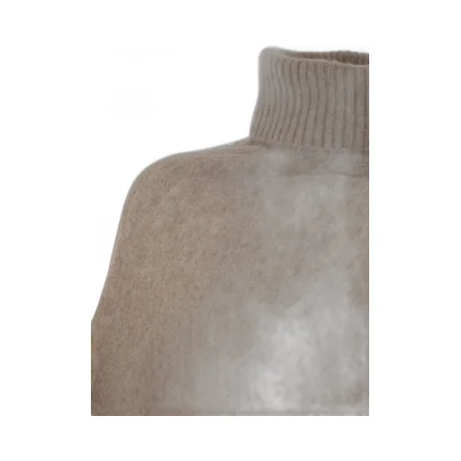 Mirror In The Sky Polo Neck Poncho