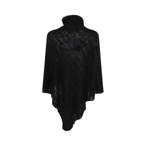 Mirror In The Sky Polo Neck Poncho Coat