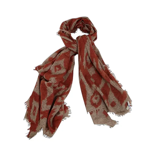 Mirror In The Sky Patterned Wrap Scarf