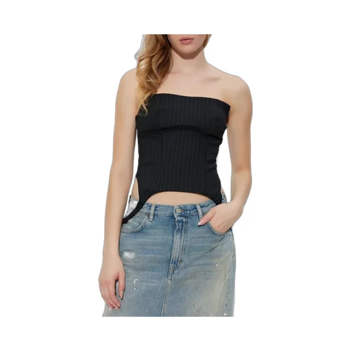 Misbhv Pinstripe Corset Top