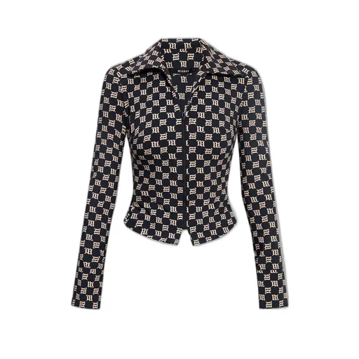 Misbhv Collared Zip-Up Top