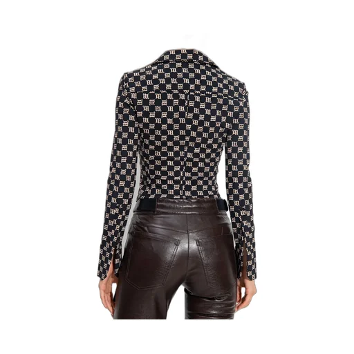 Misbhv Collared Zip-Up Top