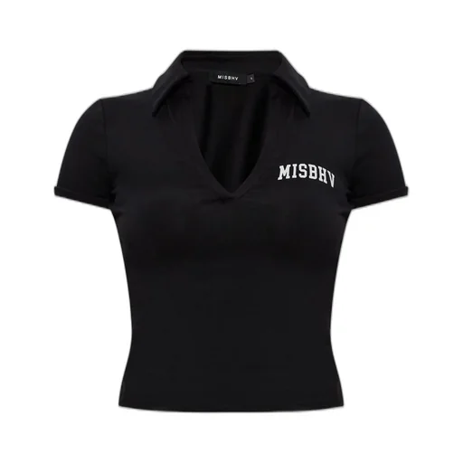 Misbhv Fitted Jersey Polo Top