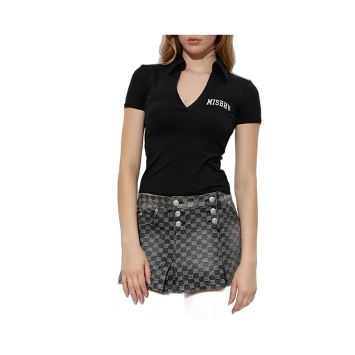 Misbhv Fitted Jersey Polo Top