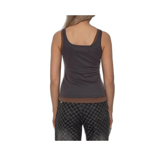 Misbhv Double Layered Knitted Top