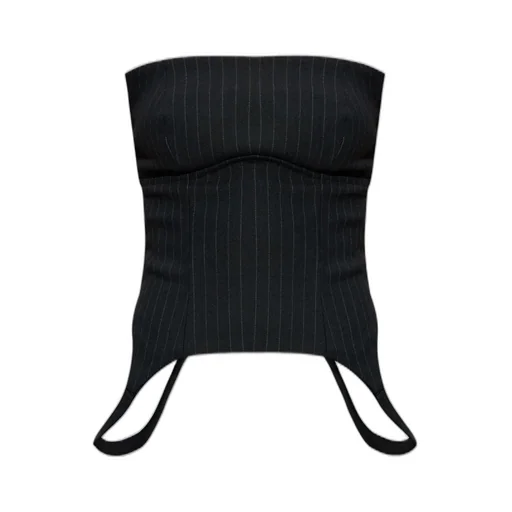 Misbhv Pinstripe Corset Top