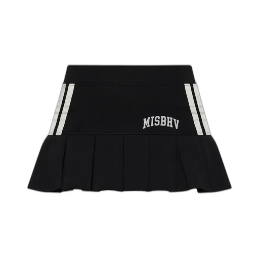 Misbhv Varsity Pleated Mini Skirt