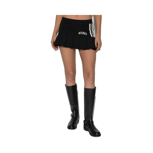 Misbhv Varsity Pleated Mini Skirt