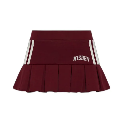 Misbhv Varsity Pleated Mini Skirt