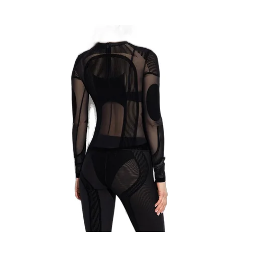 Misbhv Flock Mesh Sport Long-Sleeved Top