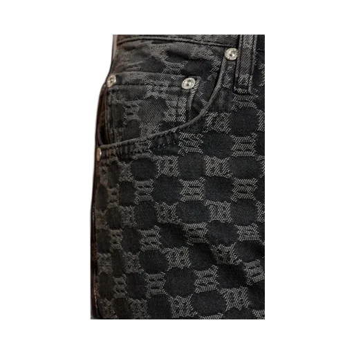 Misbhv Logo Jacquard Straight-Leg Jeans
