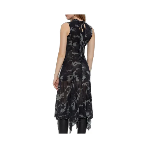Misbhv Camo Mesh Midi Dress