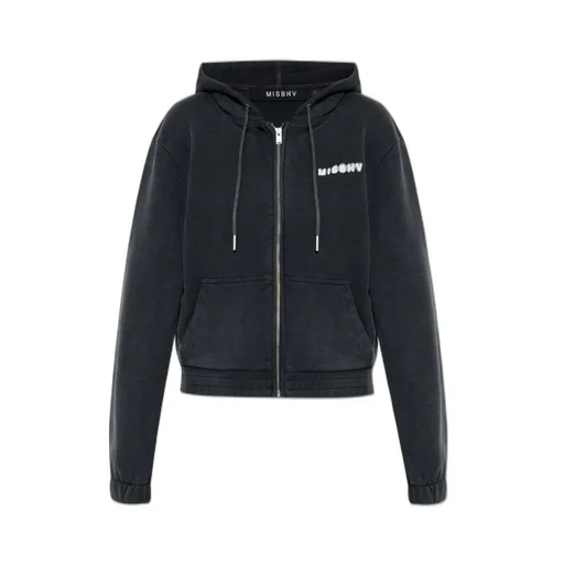 Misbhv Drawstring Zip-Up Hoodie