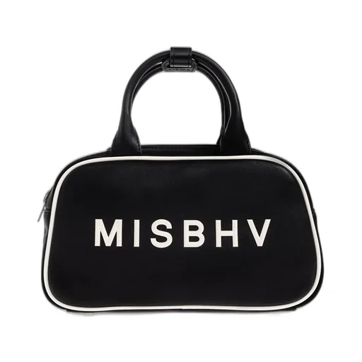 Misbhv Logo Printed Zipped Tote Bag