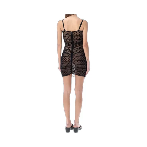 Misbhv Monogram Mesh Mini Dress