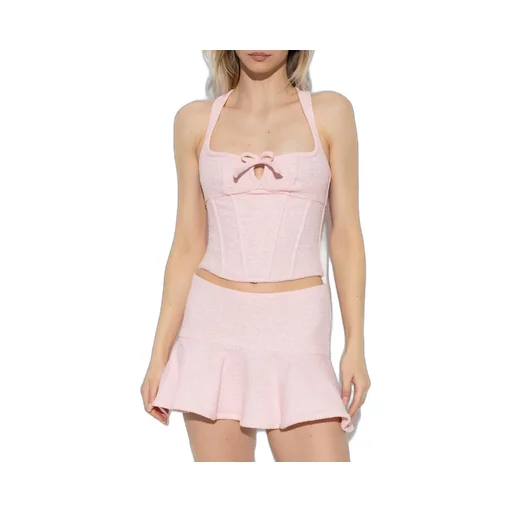 Misbhv Paris Tweed Corset Top