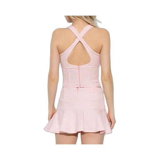 Misbhv Paris Tweed Corset Top