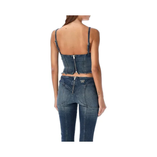 Misbhv Lara Laced Denim Corset