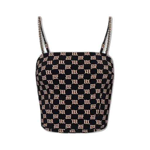 Misbhv Monogram-Printed Sleeveless Tank Top