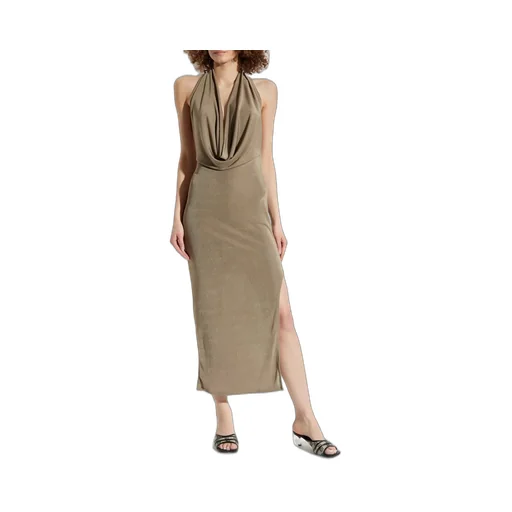 Misbhv Cowl Neck Backless Dress