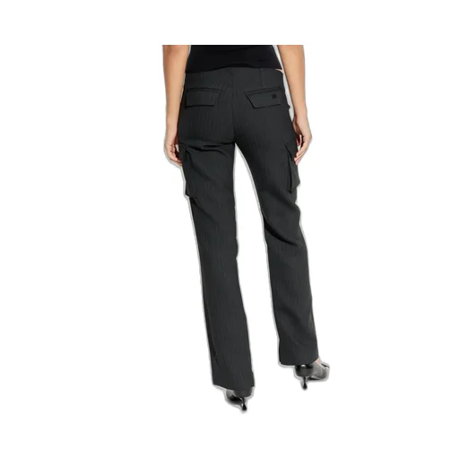 Misbhv Logo Embroidered Striped Trousers