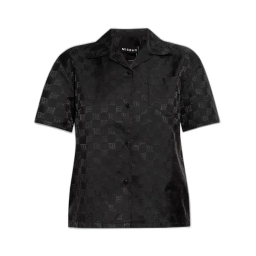 Misbhv Monogram Printed Short-Sleeved Shirt