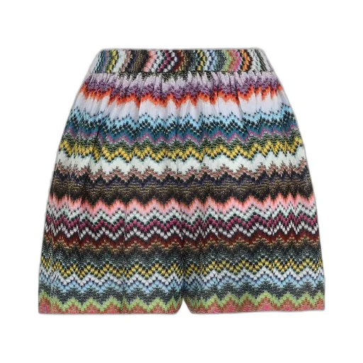 Missoni Pixelated Zigzag Motif Shorts