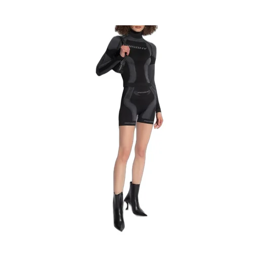 Misbhv Logo-Jacquard High-Neck Knitted Top