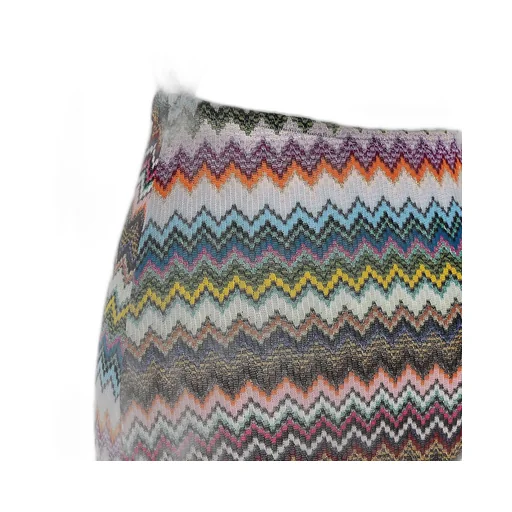 Missoni One-Shoulder Pixel-Effect Zigzag Swimwear Cover-Up