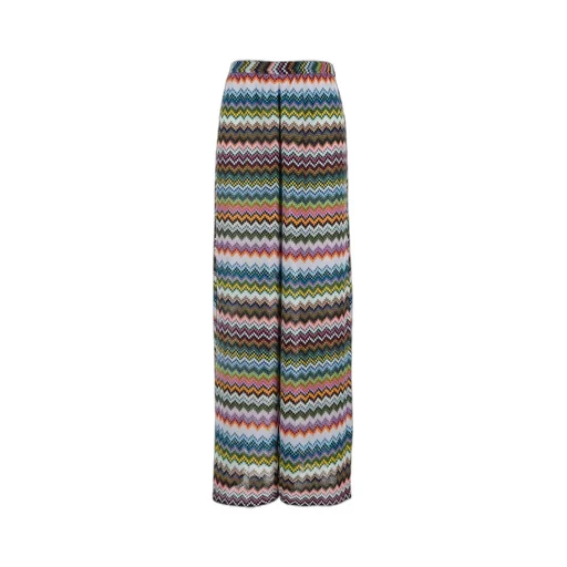 Missoni Pixel-Effect Zigzag Beach Cover-Up Trousers