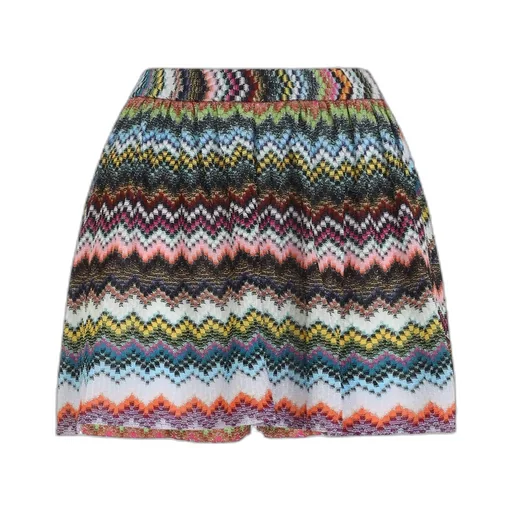 Missoni Pixelated Zigzag Motif Shorts