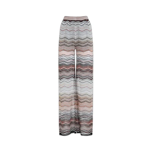 Missoni Zig-Zag Pattern Straight Leg Pants