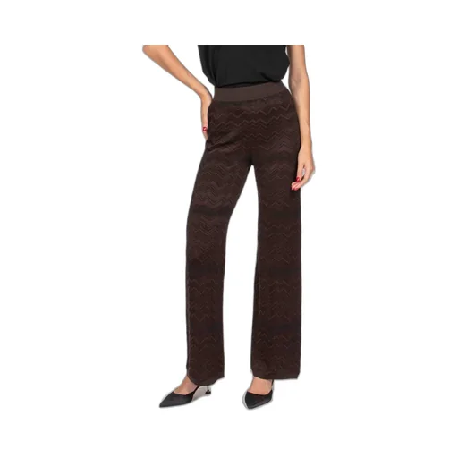 Missoni Zigzag Patterned Straight-Leg Trousers